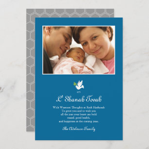 Carte Shana Tova Peace Dove Rosh Hashanah Card
