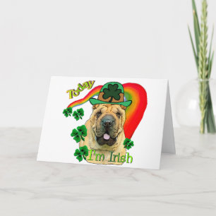 Carte Shar-pei chinois St. Pattys