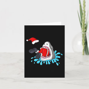 Carte Shark Mange Santa Claus Christmas Boys Girls Kids 