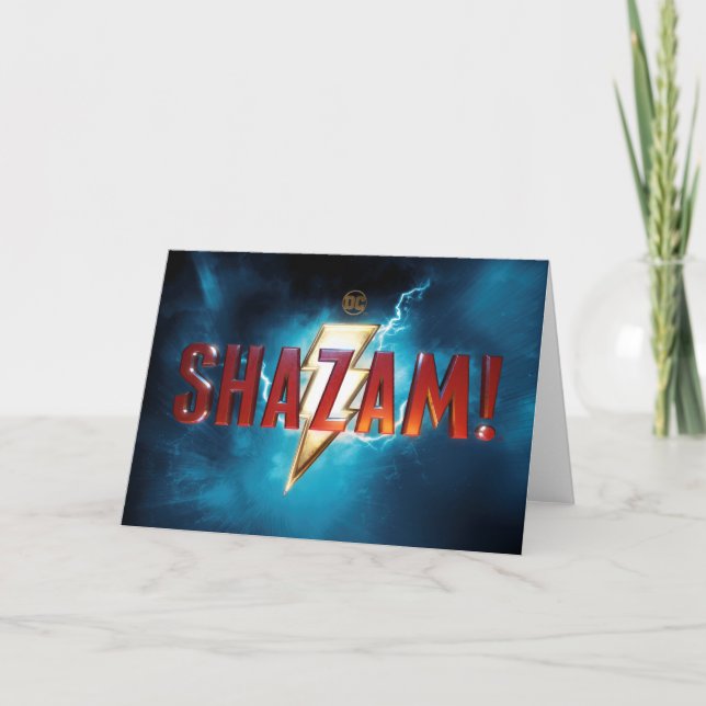 Carte SHAZAM ! | Logo théâtral (Devant)