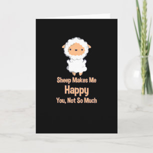 Carte Sheep Kawaii