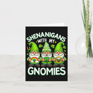Carte Shenanigans Avec Mes Gnomies Jour de la Saint Patr