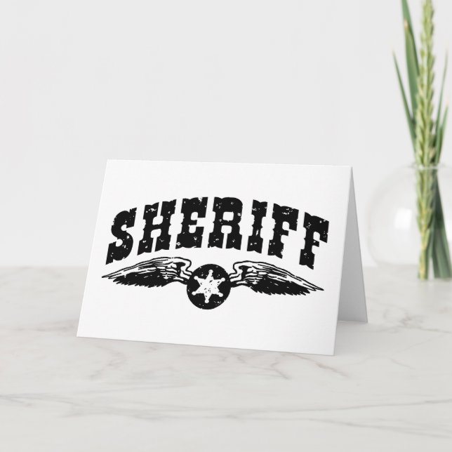 Carte Sheriff (Devant)