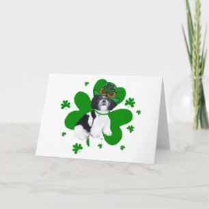 Carte Shih Tzu Jour de la Saint Patrick