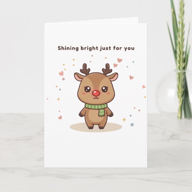 Carte Shining Bright Just for You Cute Puchi Dōshi (Devant)