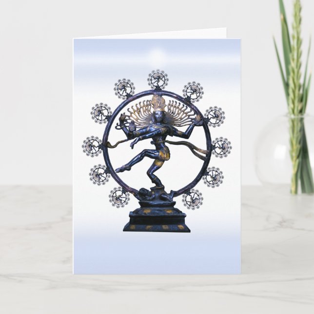 Carte Shiva Nataraja, une fractale fabuleuse (Devant)
