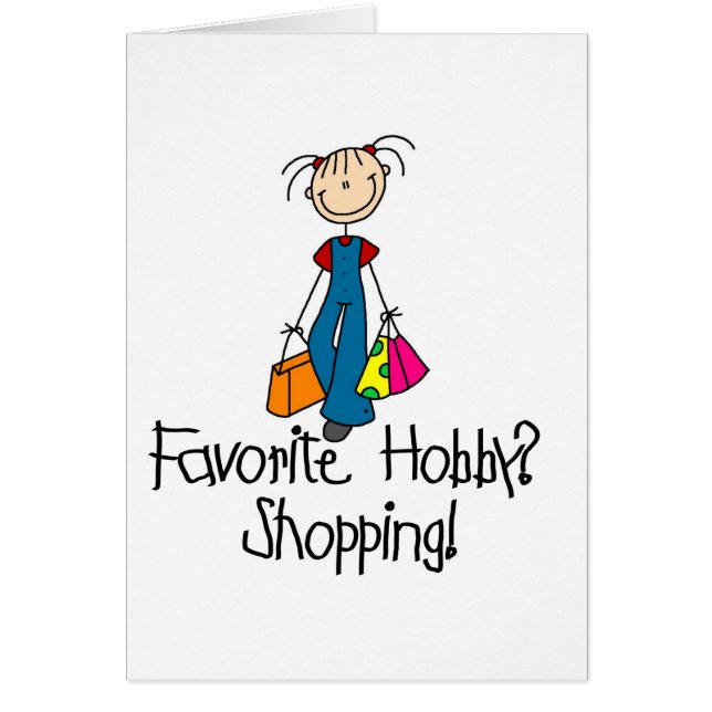 Carte Shopping Hobby préférée (Devant)