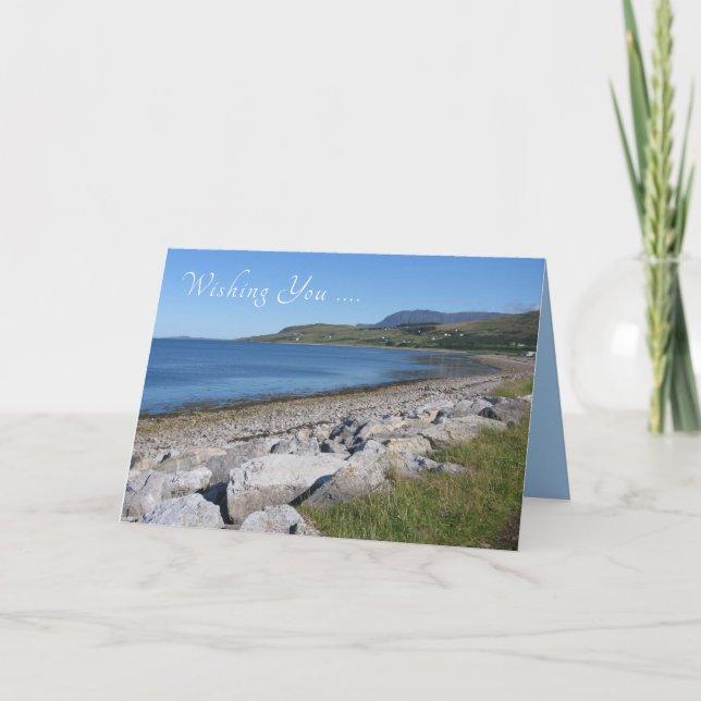 Carte Shorts of Loch Broom, Ullapool, Ecosse Anniversair (Devant)