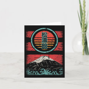 Carte Shotokan Karate Kanji Style des années 80