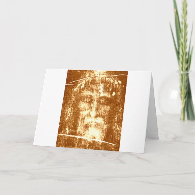CARTE SHROUD DE TURIN (Devant)