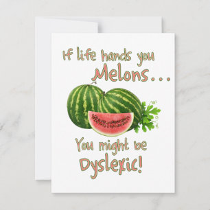 Carte Si la vie vous donne des melons