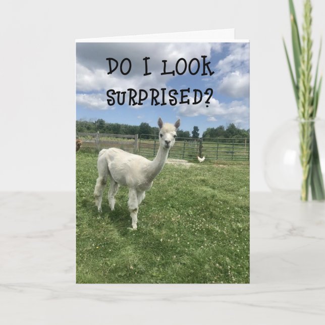 Carte *SI SURPRIS **20ème** ANNIVERSAIRE ! ! ! !* (Devant)