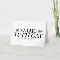 Siamo Tutti Gay - Le Lotus Blanc