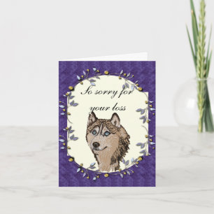 Carte Sibérien Husky