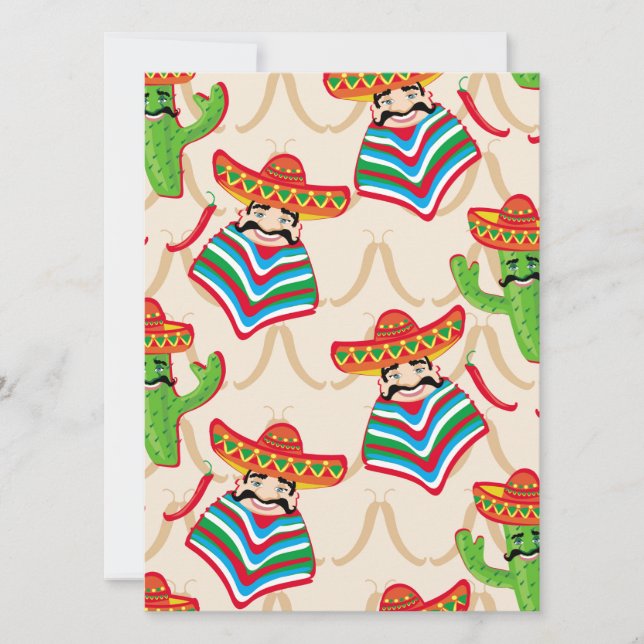 Carte sieste mexicaine (Devant)