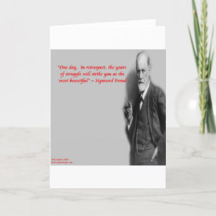 Carte Sigmund Freud Famous "Struggle" Quote