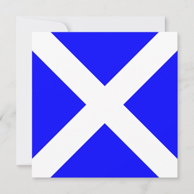 Carte Signal indicateur nautique Mike Lettre M (Devant)