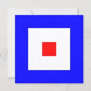 Carte Signal signalétique Whiskey Letter W