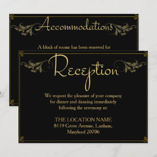 Carte Signale Mariage de la réception royale