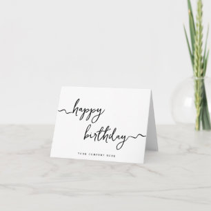 Carte Signature professionnelle Script Entreprise Annive