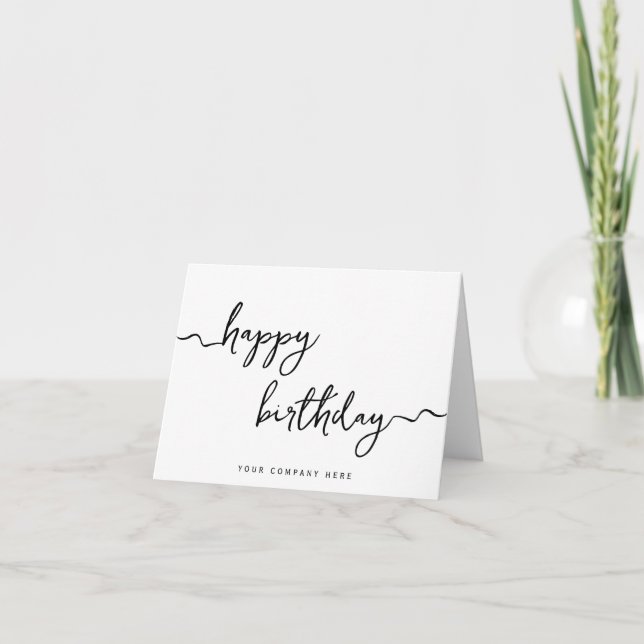 Carte Signature professionnelle Script Entreprise Annive (Devant)