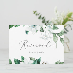 Carte SIGNE RÉSERVÉ Mariage de la verdure des bois