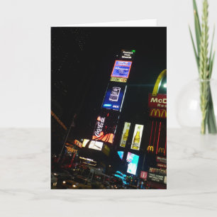 Carte signes de Times Square