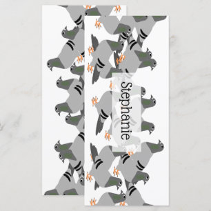 Carte Signet de conception Pigeons