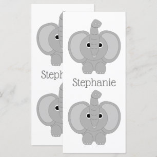 Carte Signet de design éléphant