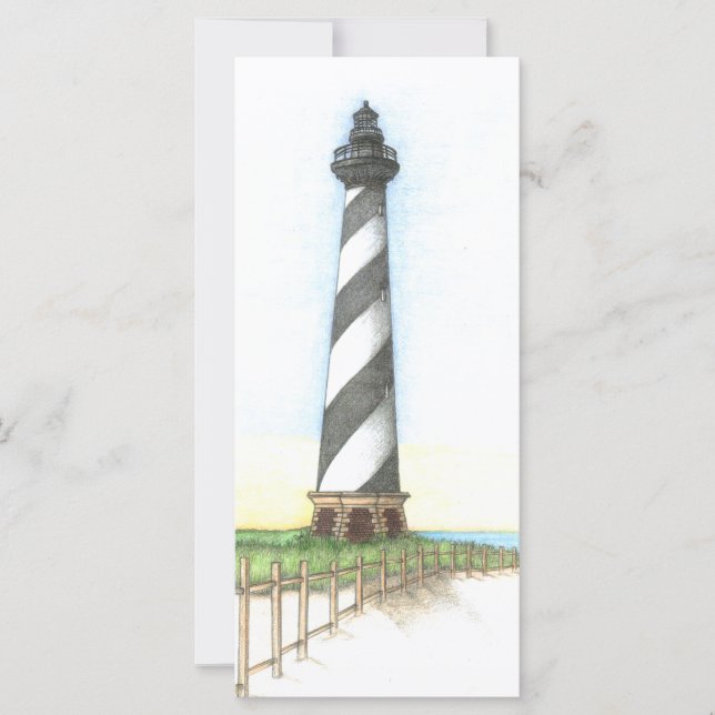 Carte Signet du phare de Cape Hatteras (Devant)
