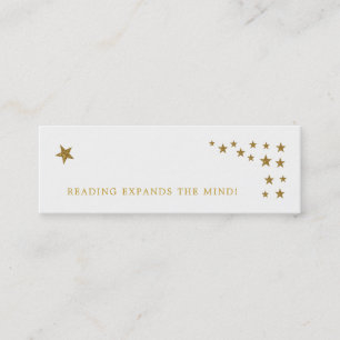 Carte Signet Gold Parties scintillant Stars