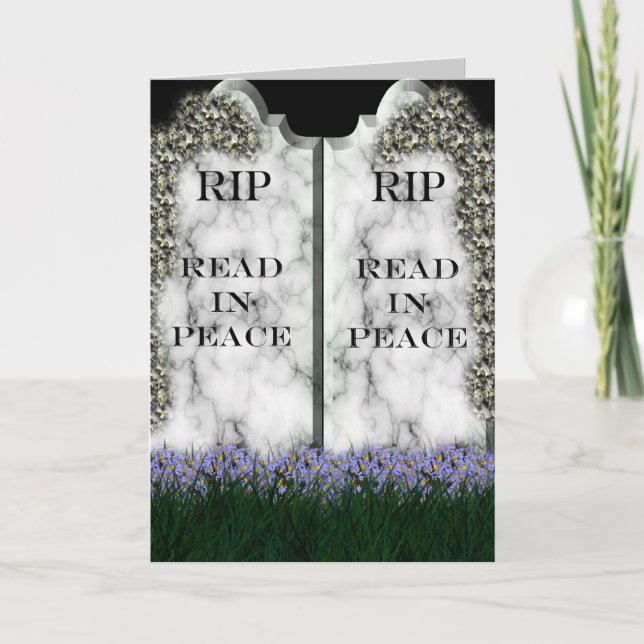 Carte Signet Gravestone (Devant)