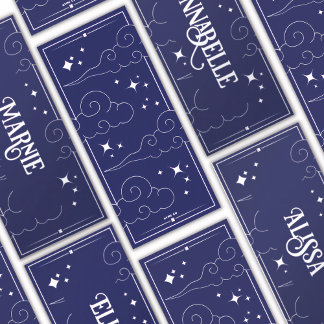 Carte Signet minimaliste personnalisé - Collection céles