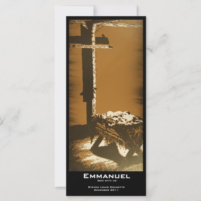Carte signets de valeur "Emmanuel" (Devant)