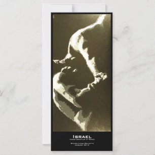 Carte signets de valeur "Israël"