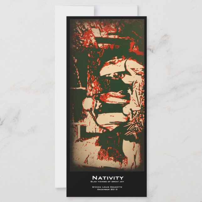 Carte signets de valeur "Nativité" (Devant)