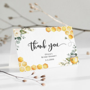 Carte Signifie être bee fleurie douche nuptiale d'abeill