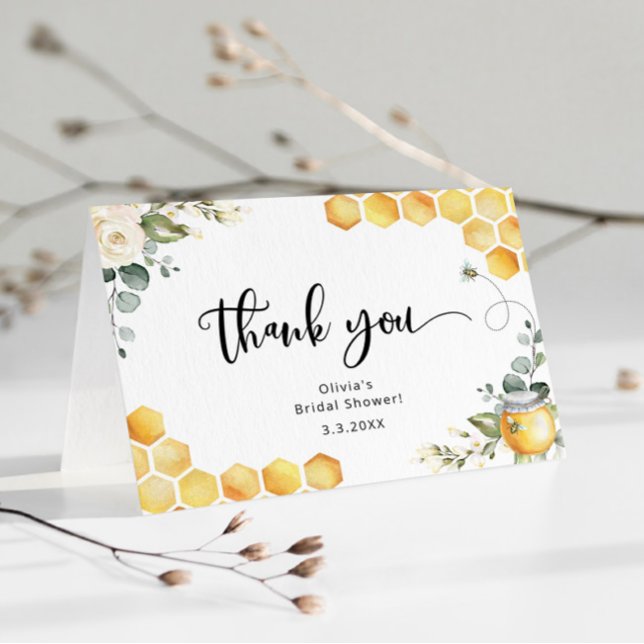 Carte Signifie être bee fleurie douche nuptiale d'abeill (Créateur téléchargé)