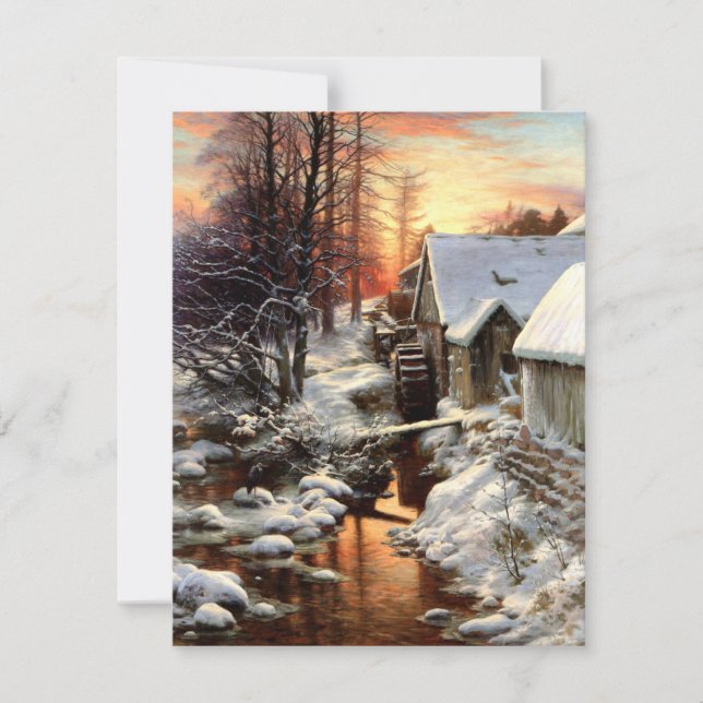 Carte Silence de la neige par Joseph Farquharson (Devant)