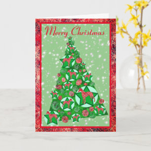 Carte Silhouette Chien Whippet Décor Arbre de Noël
