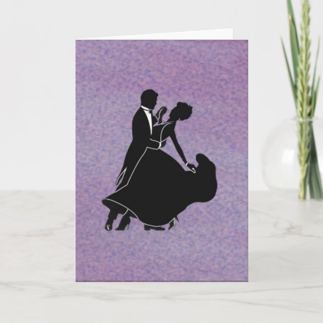 Carte Silhouette Dancers (Devant)