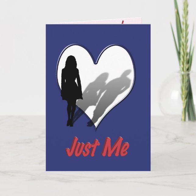 Carte Silhouette de la femme disparue (Devant)