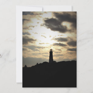 Carte Silhouette de phare