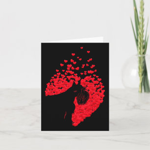 Carte Silhouette De Schnauzer Chien Avec Coeur Joyeux Va
