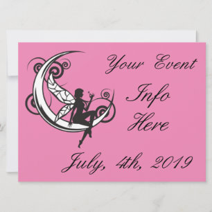 Carte Silhouette Fée Lune Thunder_Cove