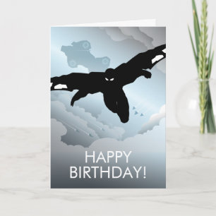 Carte Silhouette héroïque de Falcon