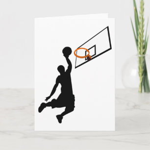 Carte Silhouette Slam Dunk