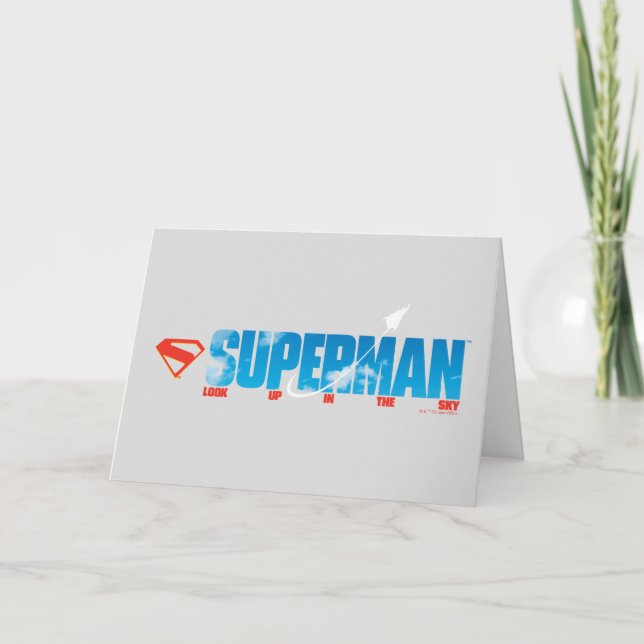 Carte Silhouette Superman Skybound (Devant)