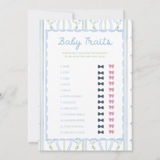 Carte Silly Little Goose Baby Shower Game