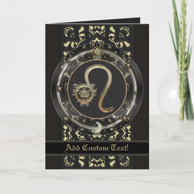 Carte SIM Leo personnalisée Zodiac (Devant)